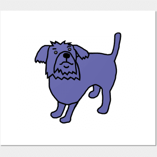 Very Peri the Periwinkle Blue Dog Color of the Year 2022 Posters and Art